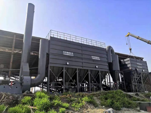 肥料廠配料包裝線96-4x2氣箱脈沖除塵器